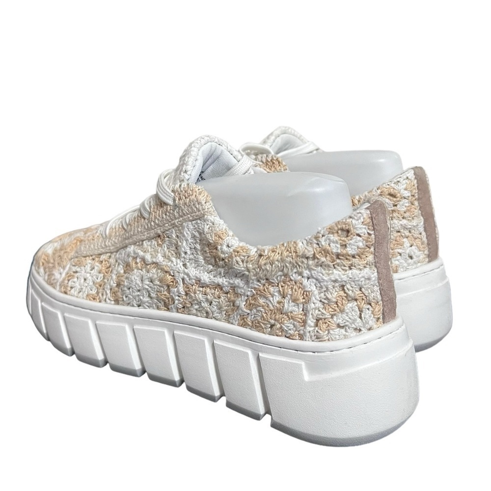 Catch Me If You Can- Crochet Cream Sneakers by Free People - Picture 3 of 8